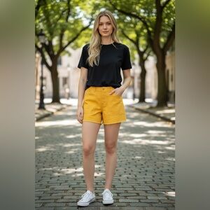 GAP - NWT - Vibrant Yellow Women's Utility Shorts
